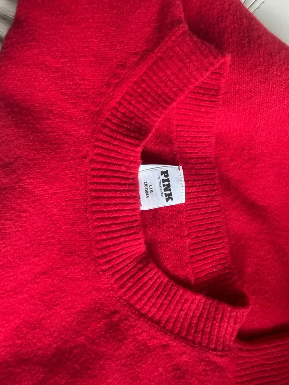 TWO (2) of PINK Victoria Secret Collegiate Knit Crewneck Sweater NEW with TAGS - Picture 12 of 12